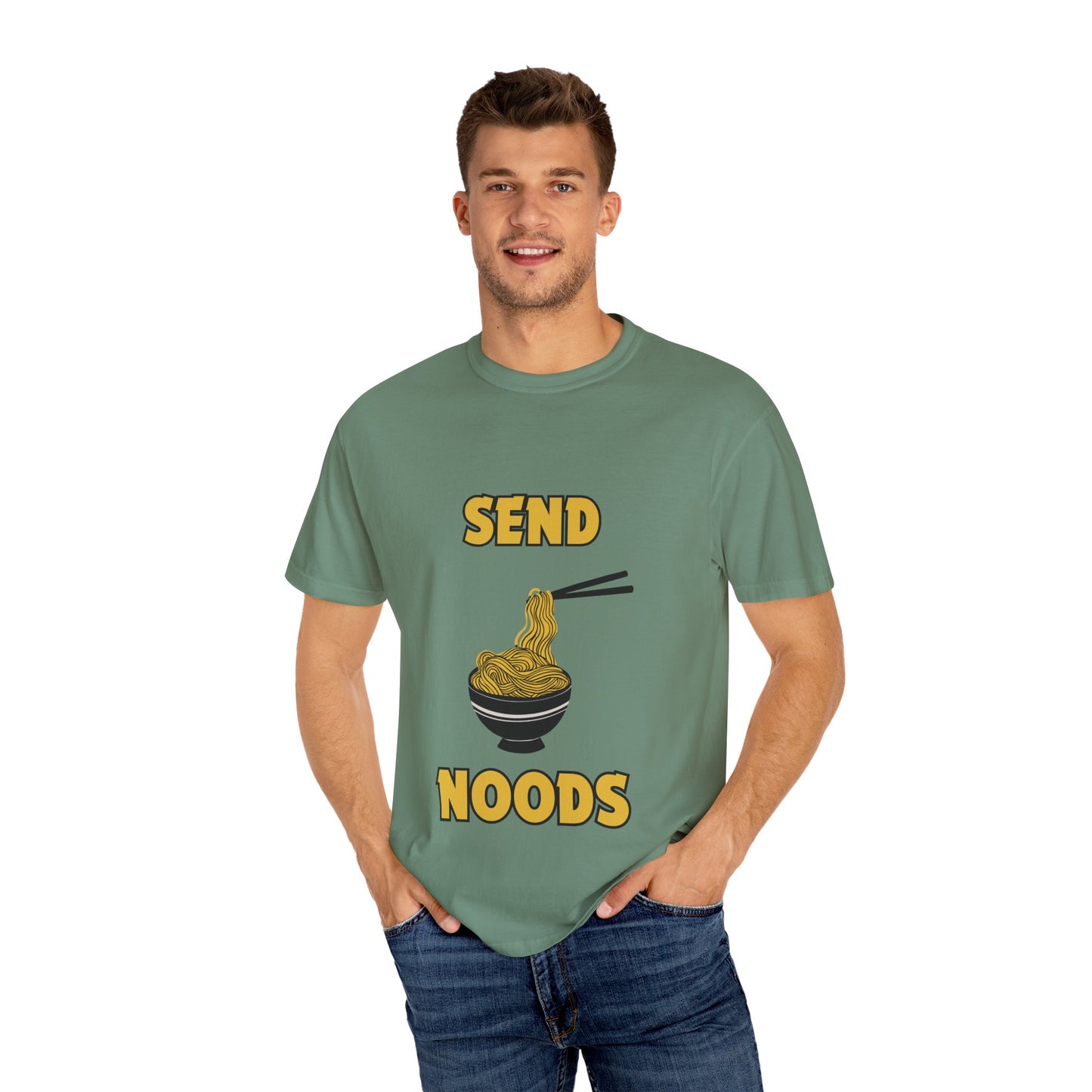 "Send Noods" Unisex Garment-Dyed T-shirt