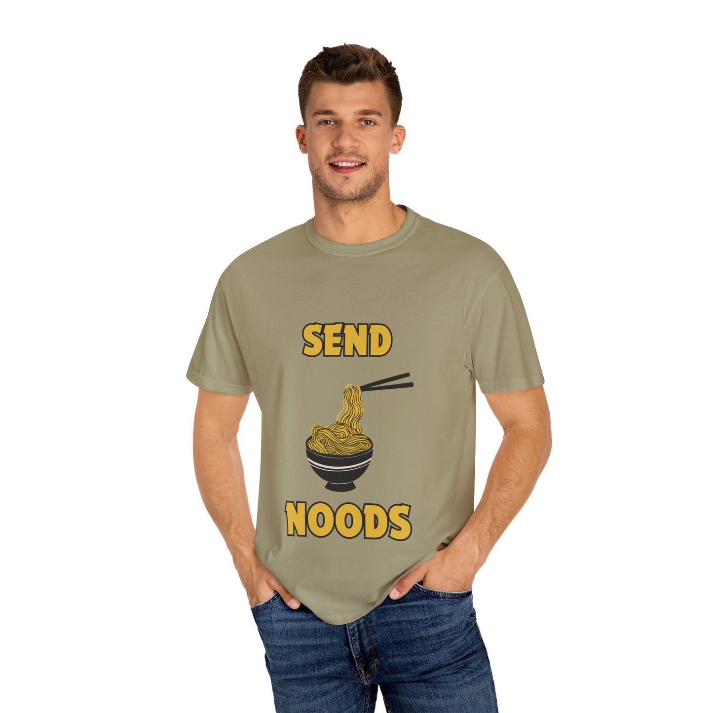 "Send Noods" Unisex Garment-Dyed T-shirt