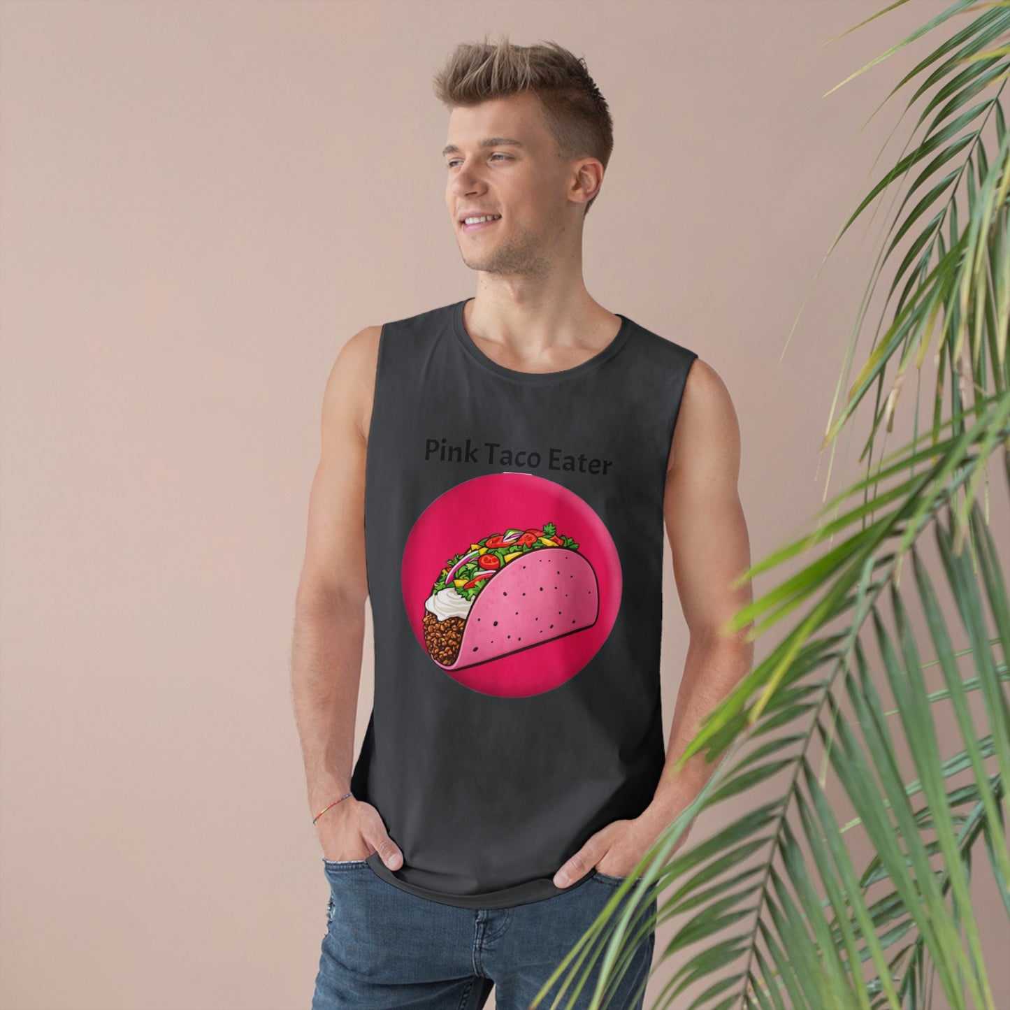 Unisex Pink Taco Barnard Tank
