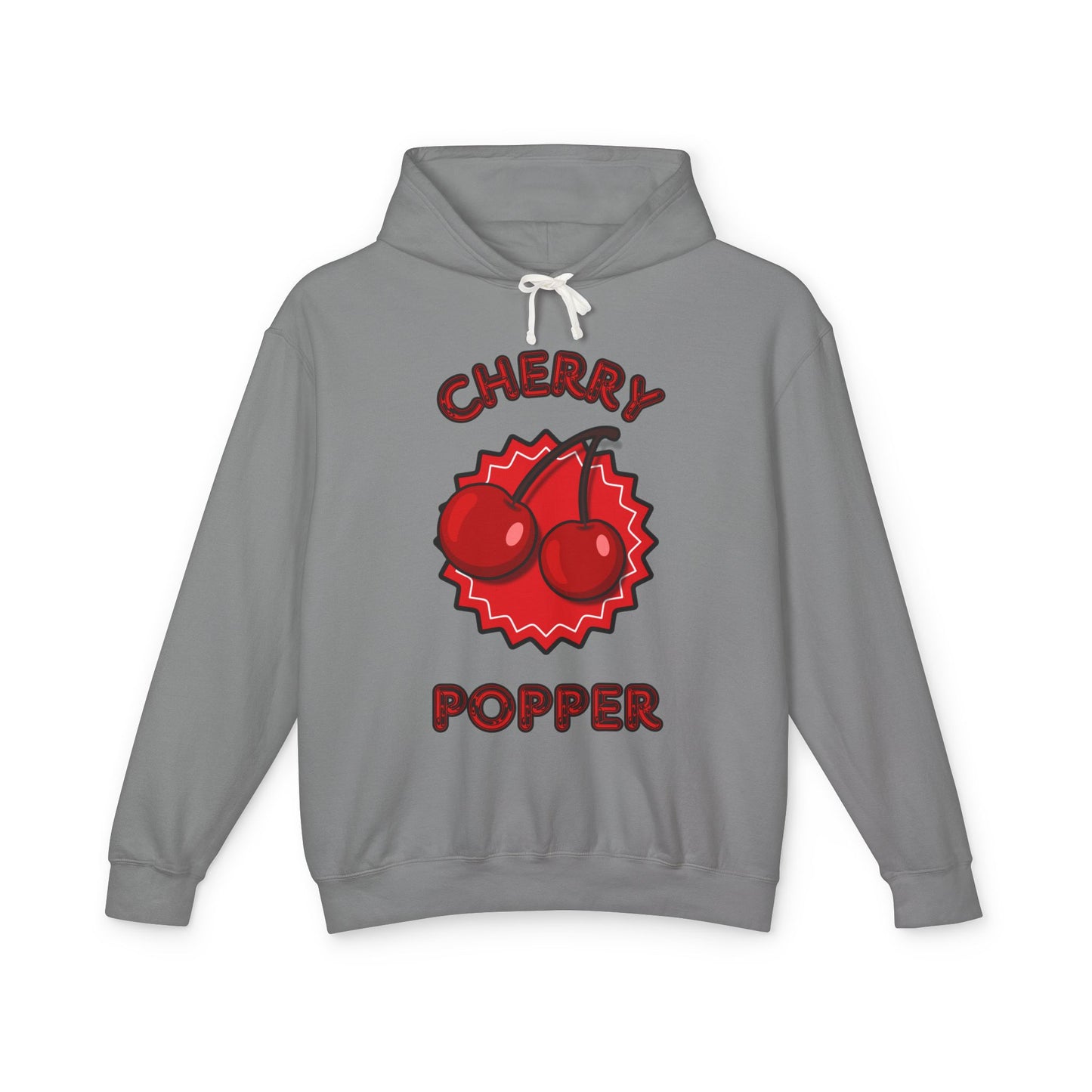 Cherry Popper Unisex Lightweight Hooded Sweatshirt