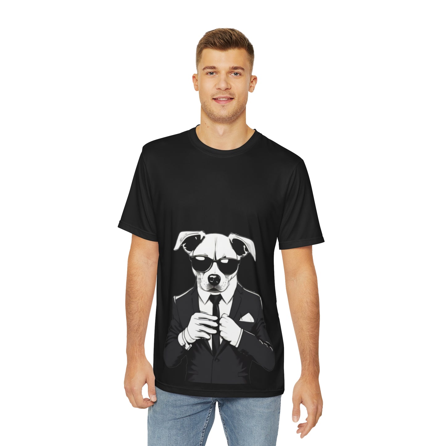 Men's "Dogfight" Polyester Tee