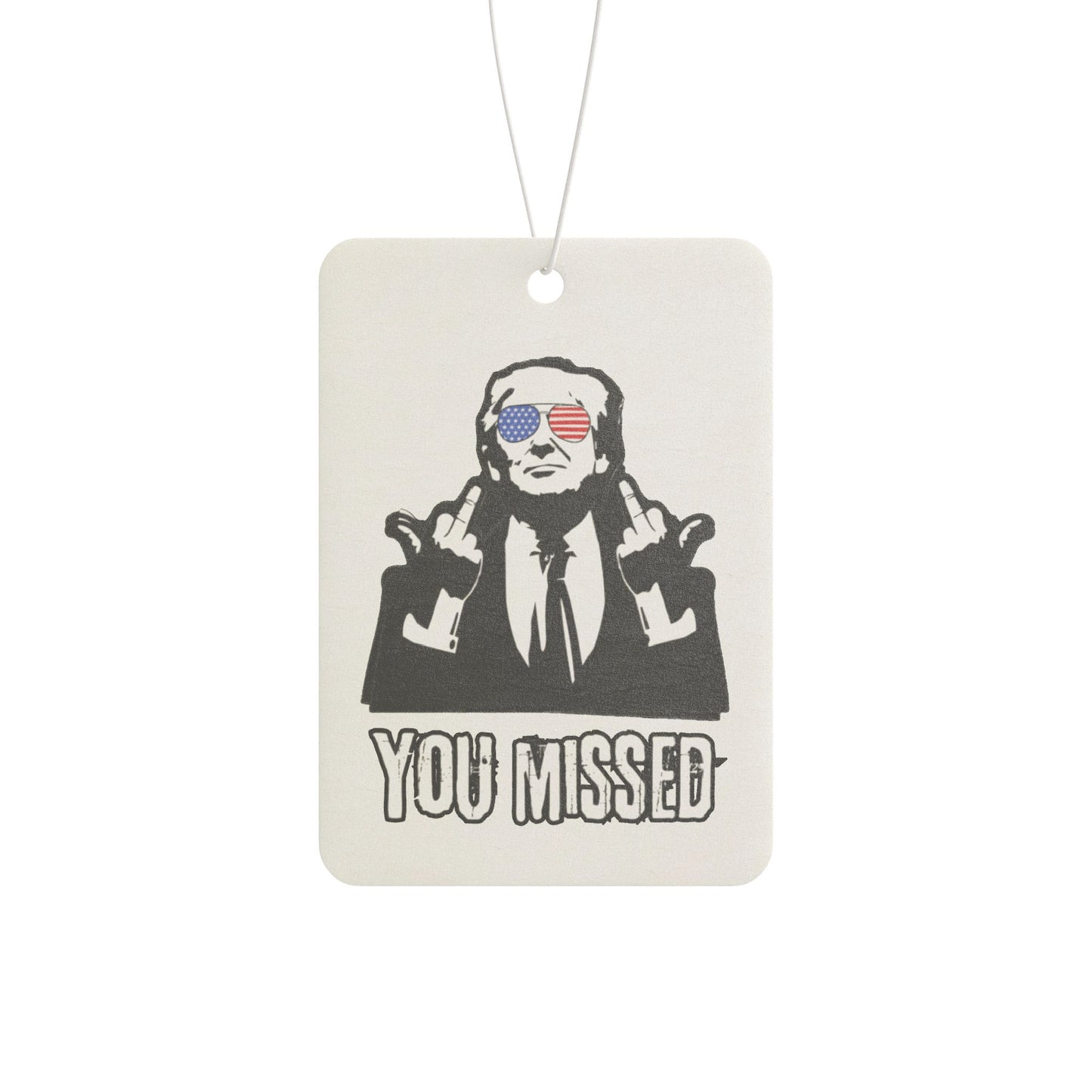 "You Missed" Car Air Freshener