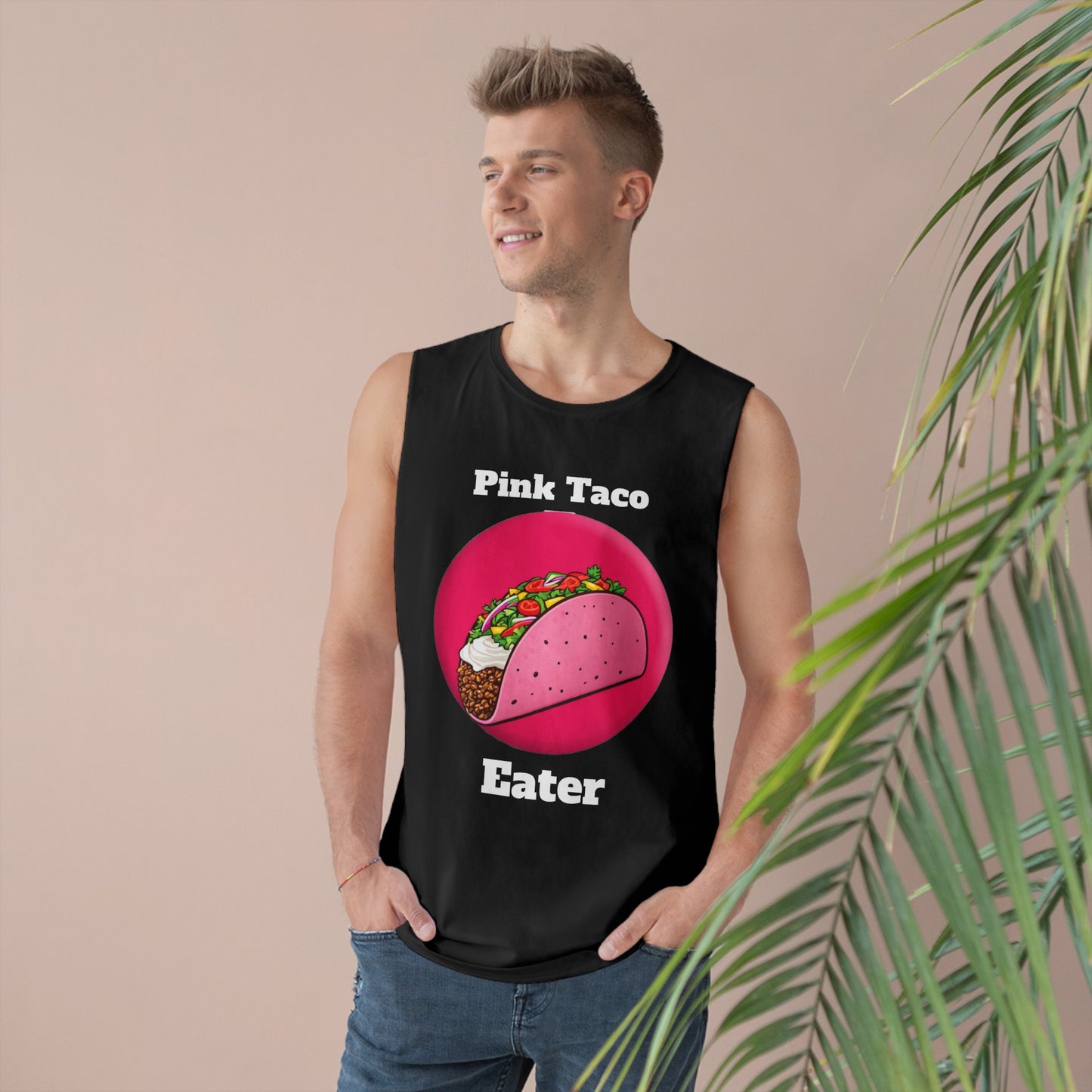 Unisex Pink Taco Barnard Tank