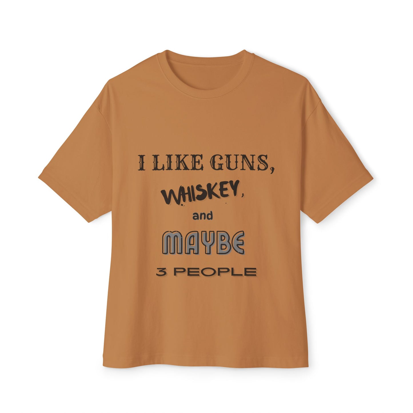 "I like Guns" Oversized Boxy Tee