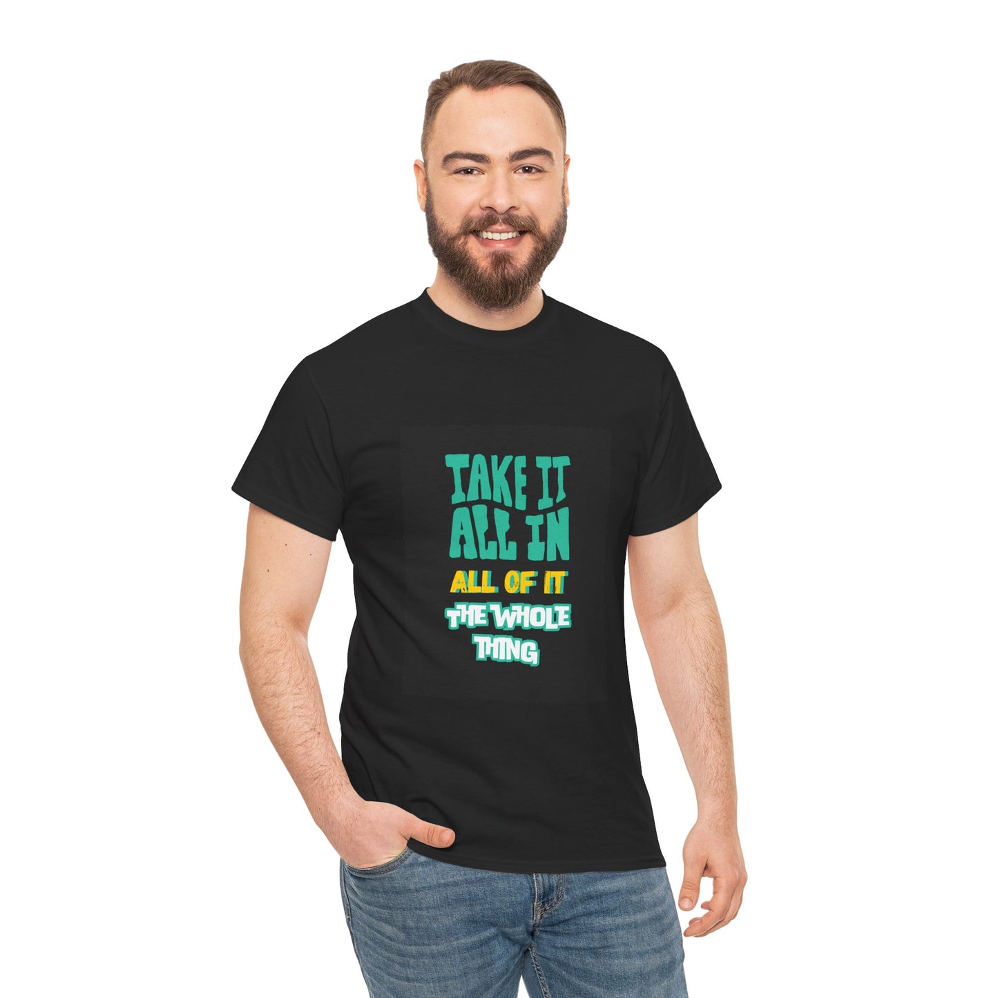 "Take it" Unisex Heavy Cotton Tee
