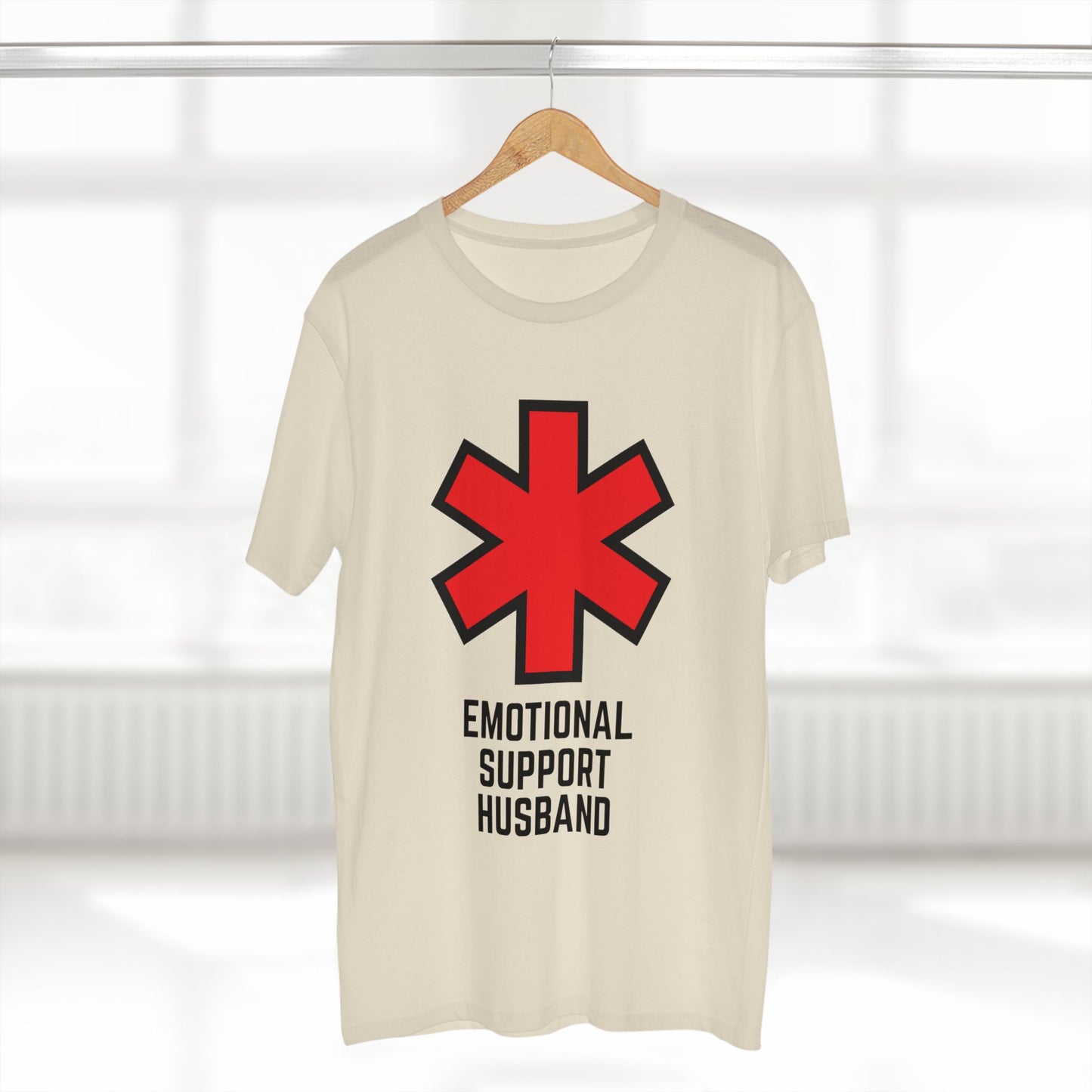 "Emotional Support Husband" Staple Tee