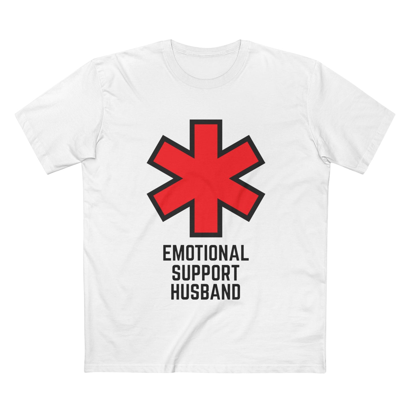 "Emotional Support Husband" Staple Tee