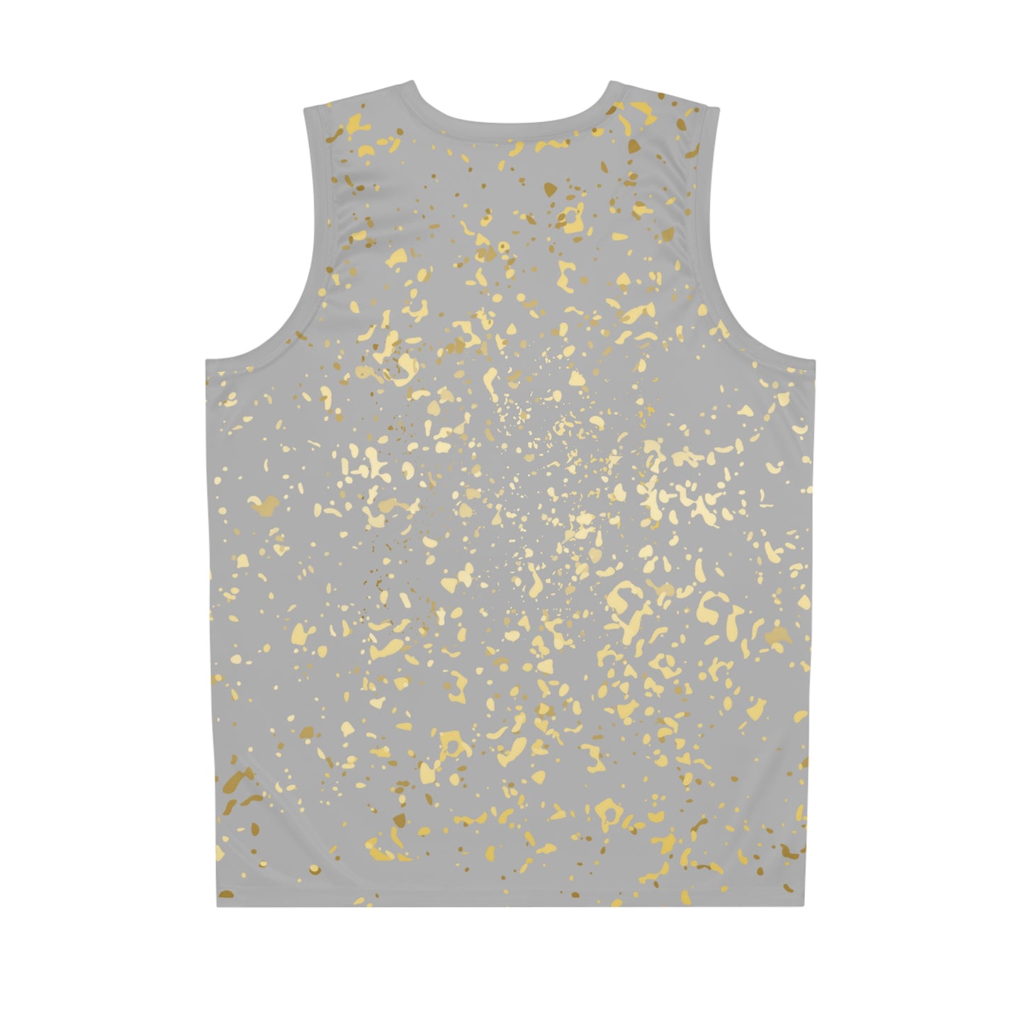 Gold Splatter Basketball Jersey