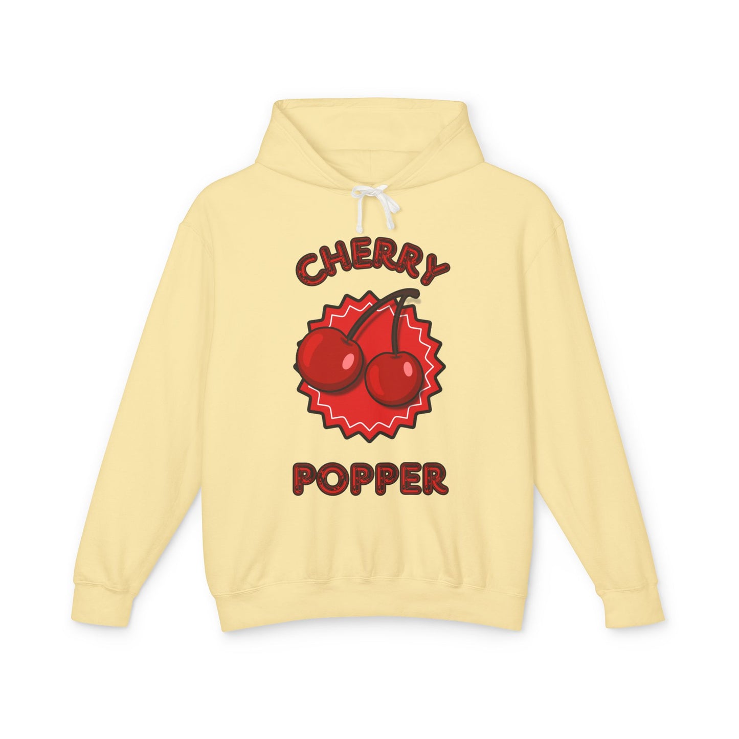 Cherry Popper Unisex Lightweight Hooded Sweatshirt