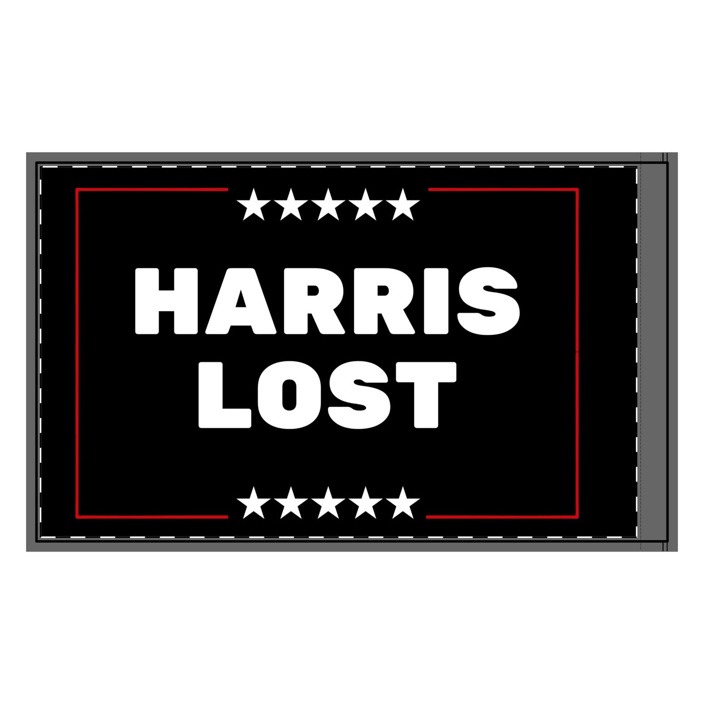 "Harris Lost" Double-Sided Flag