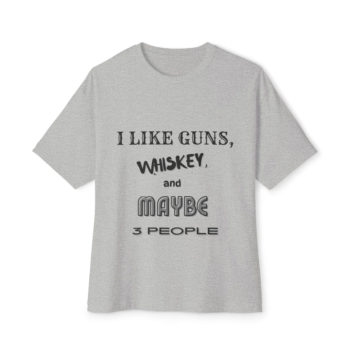 "I like Guns" Oversized Boxy Tee