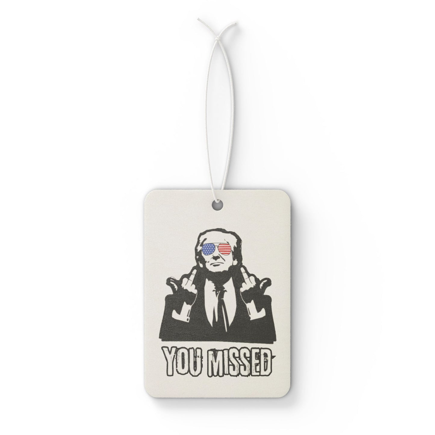 "You Missed" Car Air Freshener