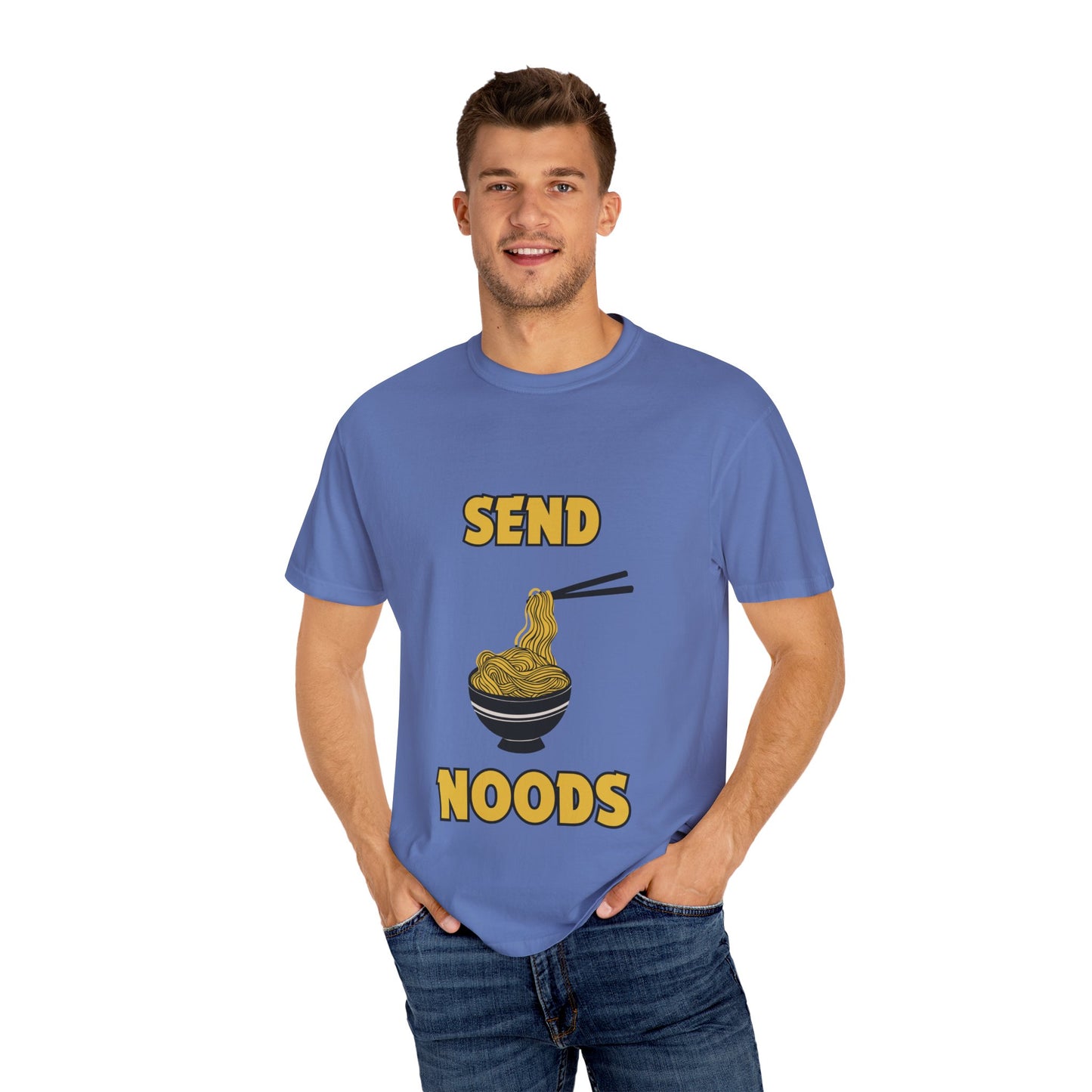 "Send Noods" Unisex Garment-Dyed T-shirt