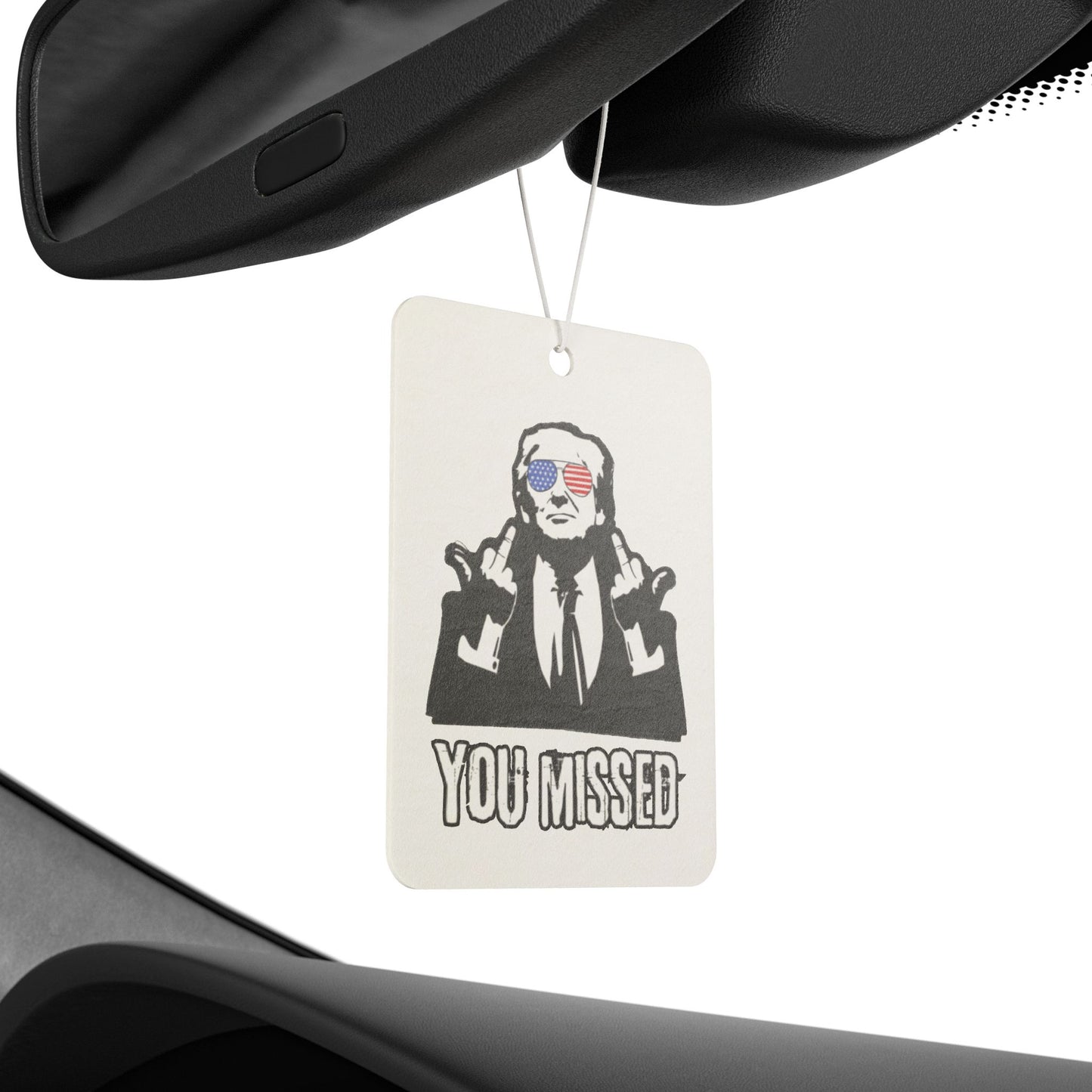 "You Missed" Car Air Freshener