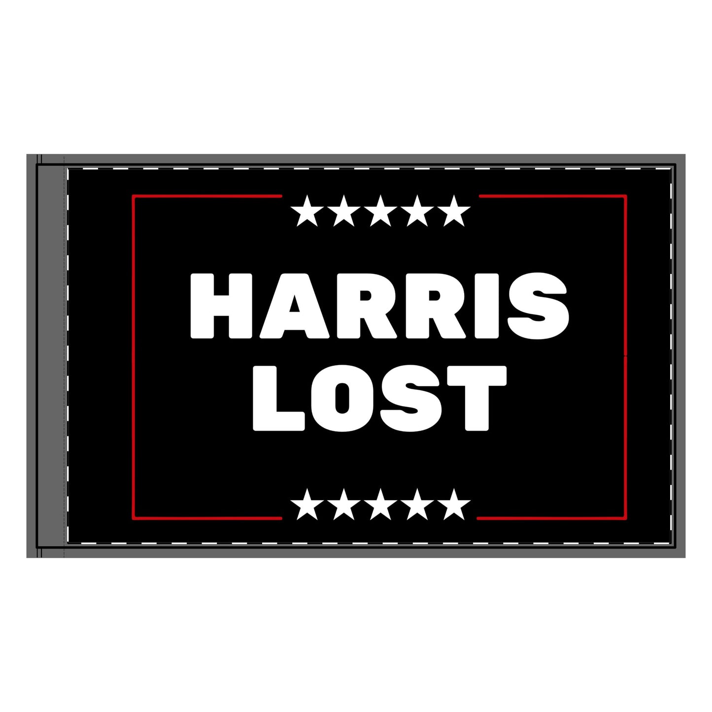 "Harris Lost" Double-Sided Flag