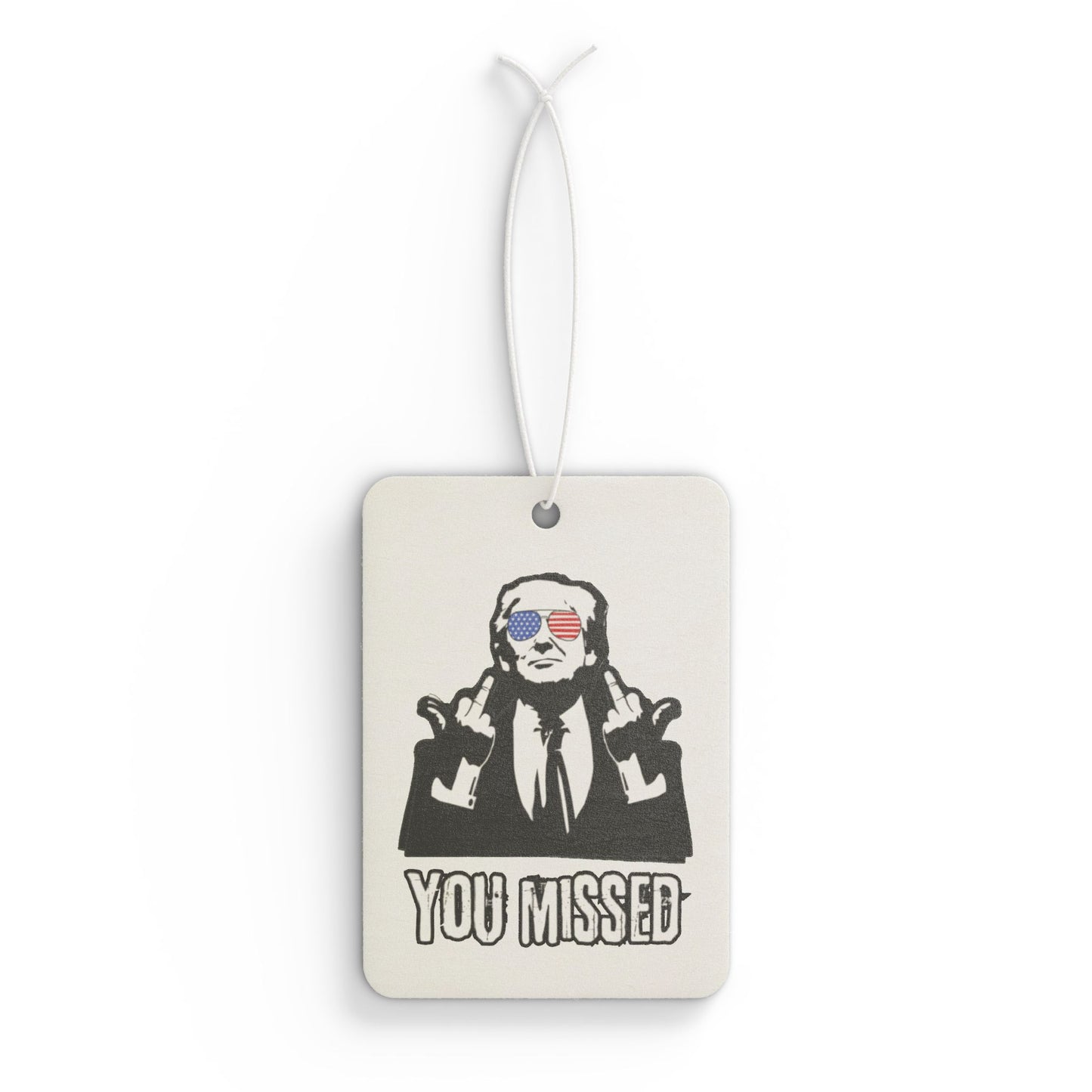 "You Missed" Car Air Freshener