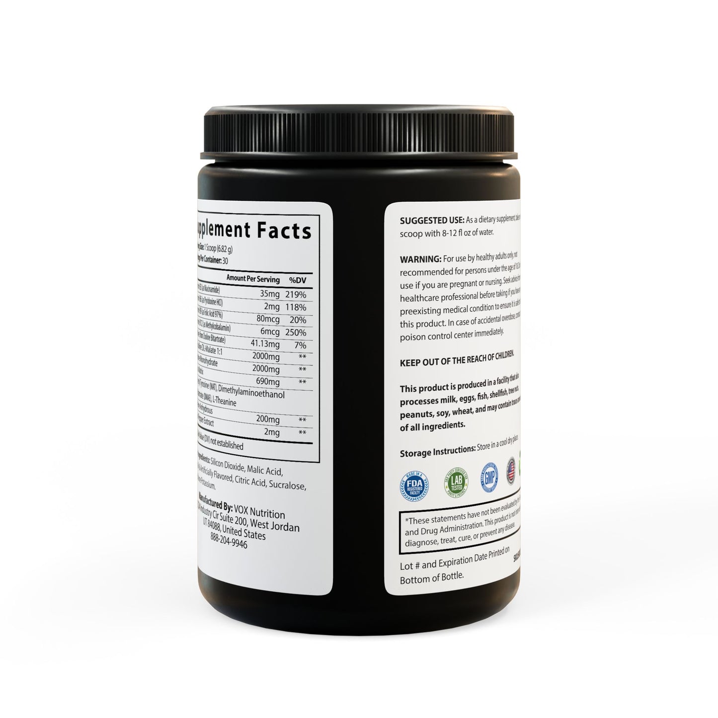 Chaos Power Powder Pre-Workout Supplement, Fruit Punch (204g, 7.1oz)