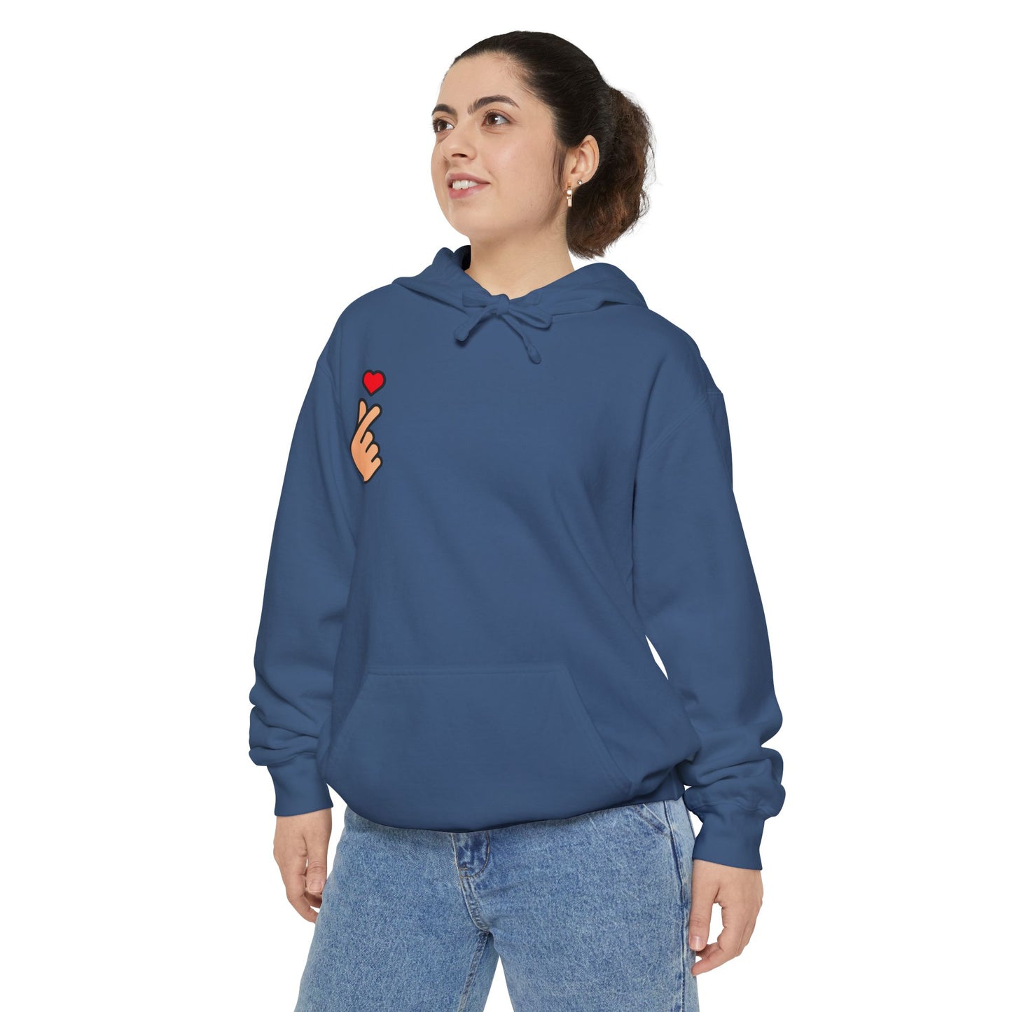 Finger Heart Unisex Hoodie