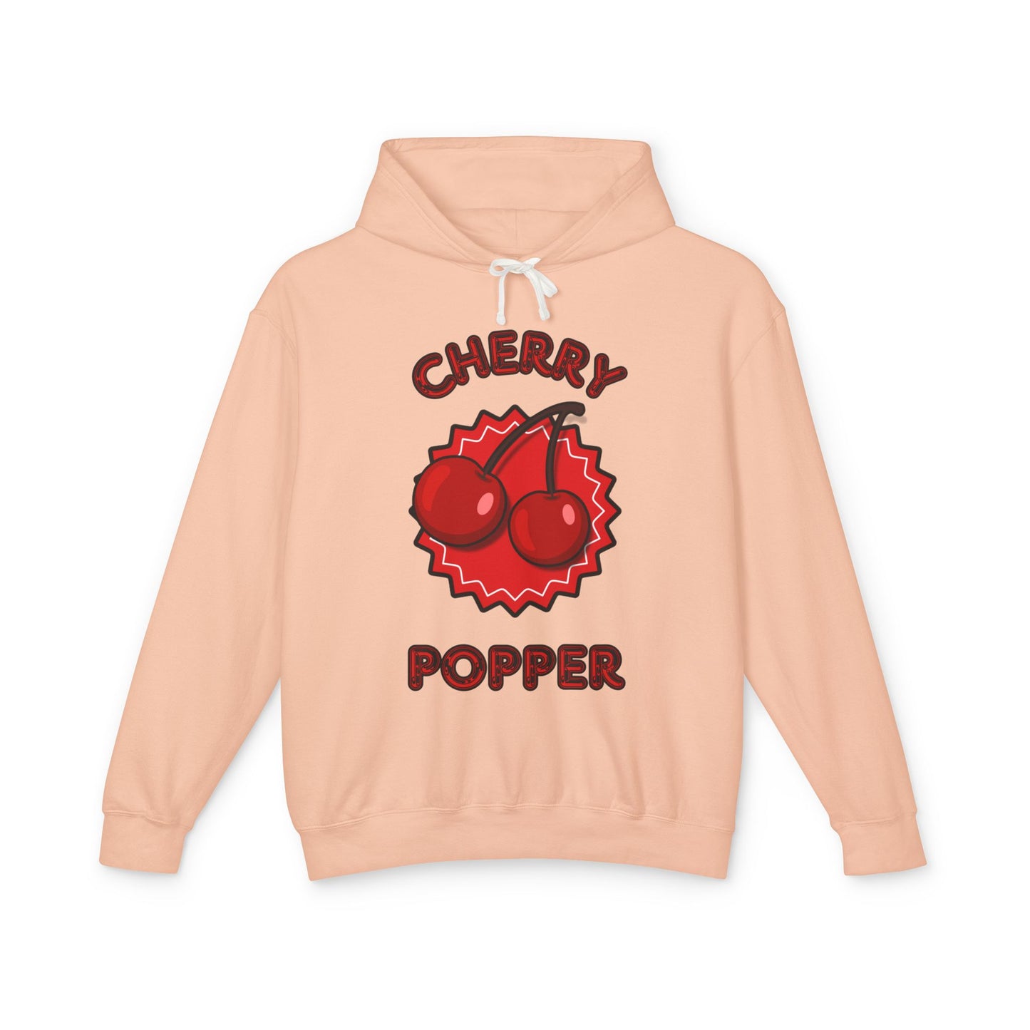 Cherry Popper Unisex Lightweight Hooded Sweatshirt