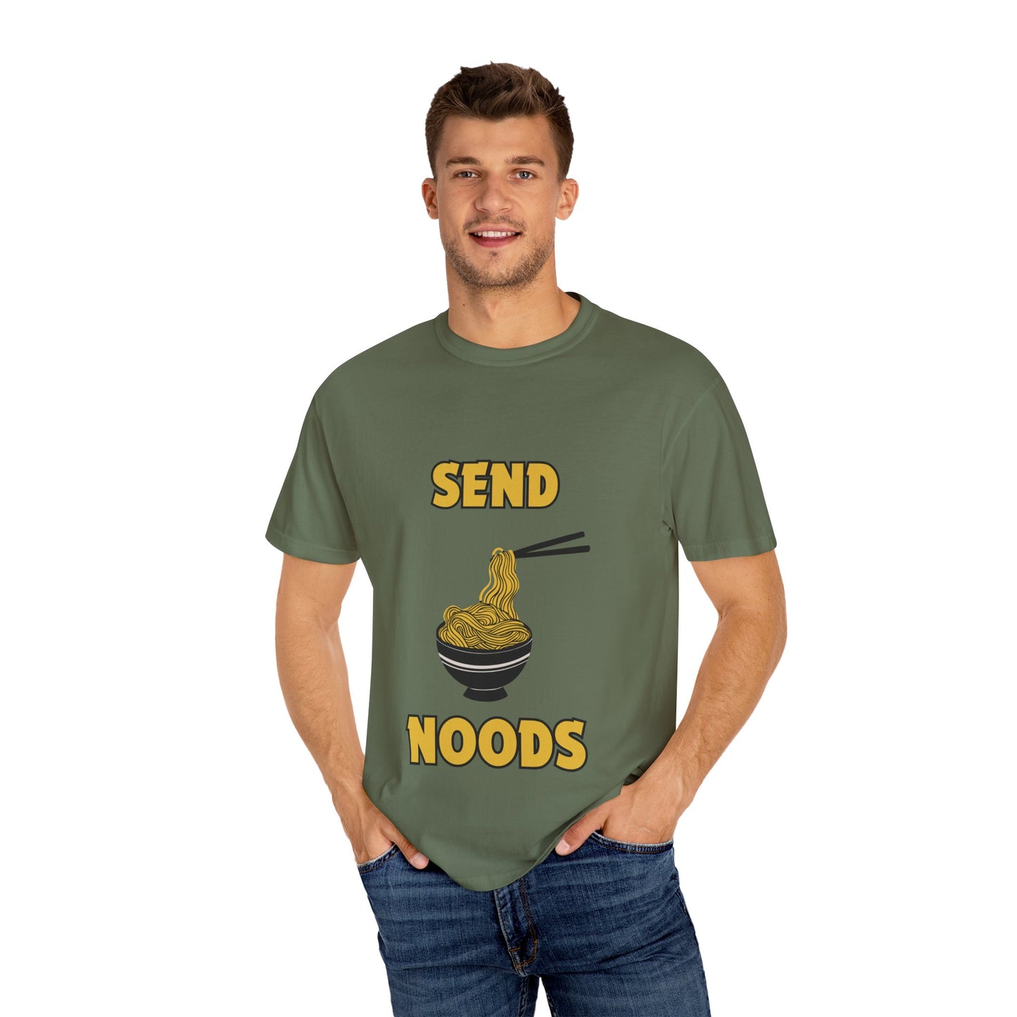"Send Noods" Unisex Garment-Dyed T-shirt