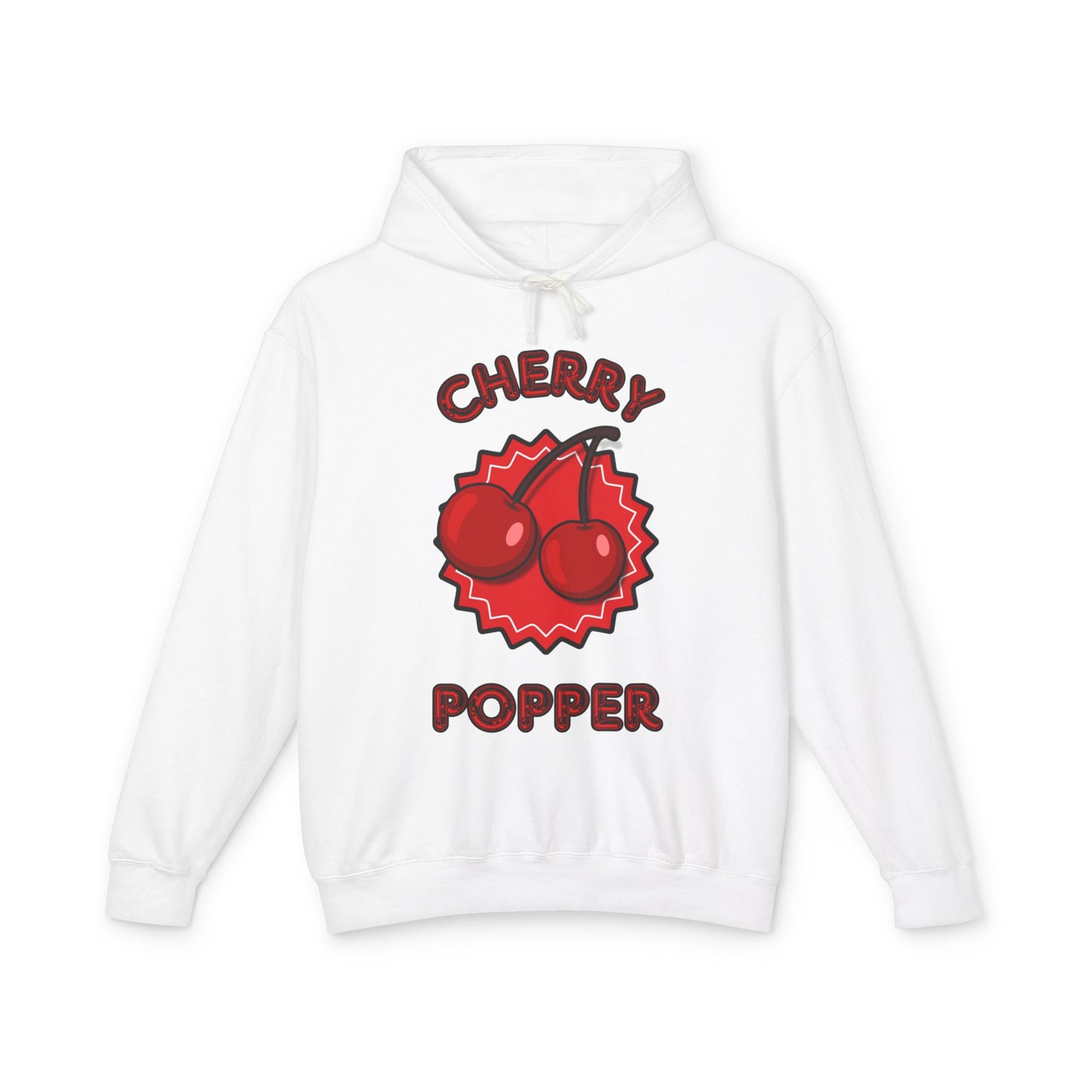 Cherry Popper Unisex Lightweight Hooded Sweatshirt