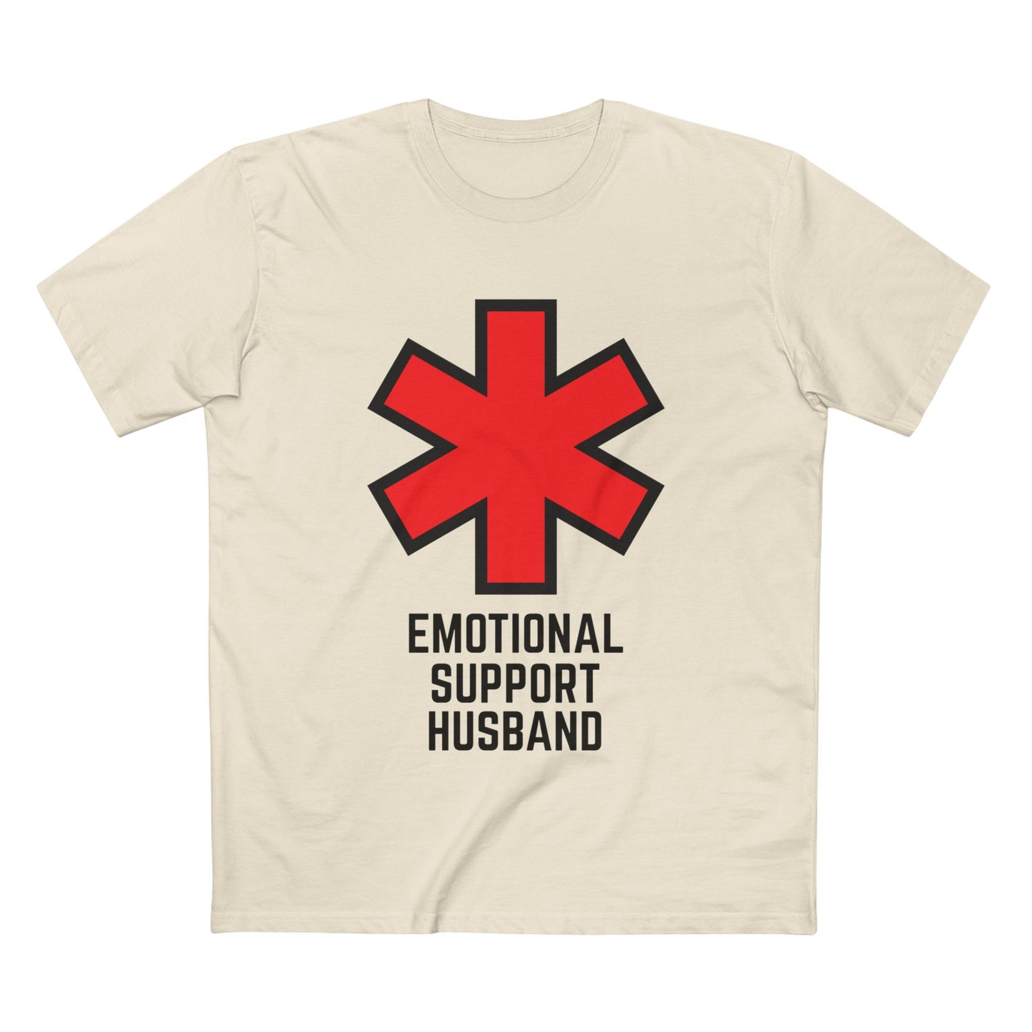 "Emotional Support Husband" Staple Tee