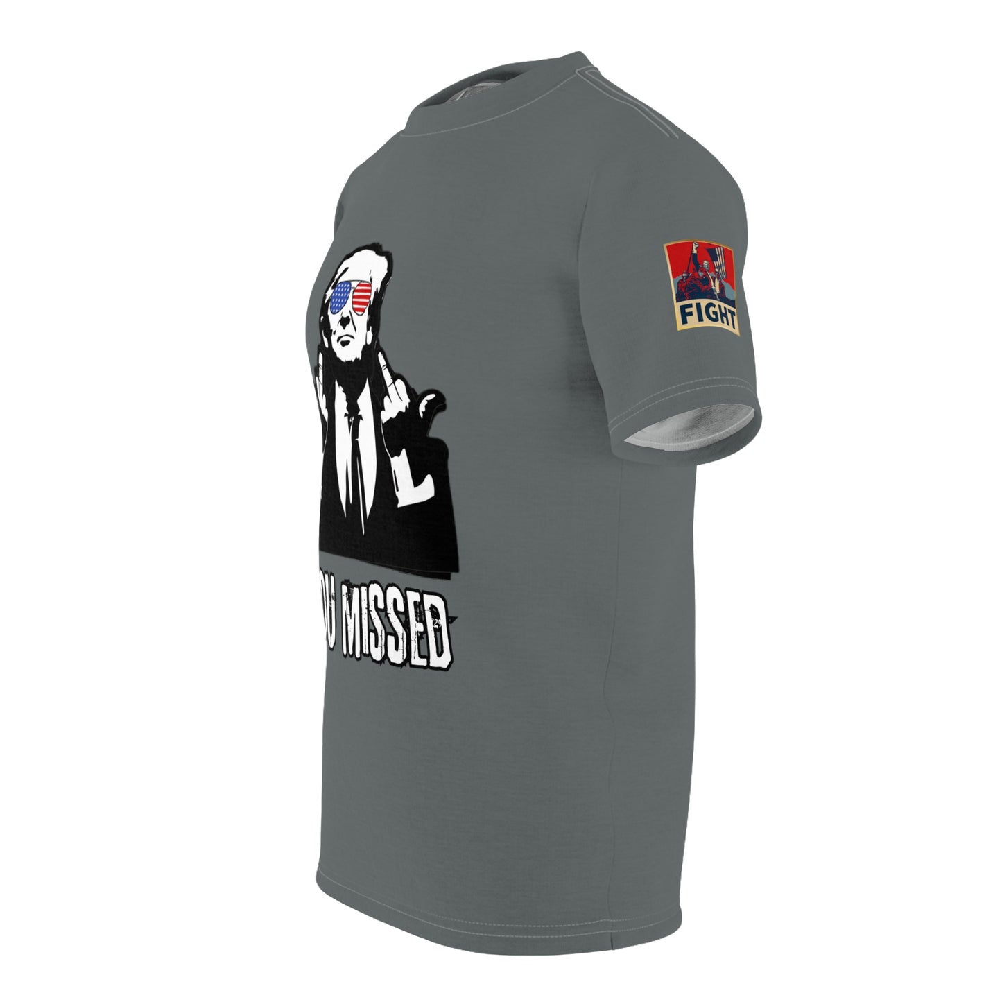 "You Missed" Cut & Sew Tee (AOP)