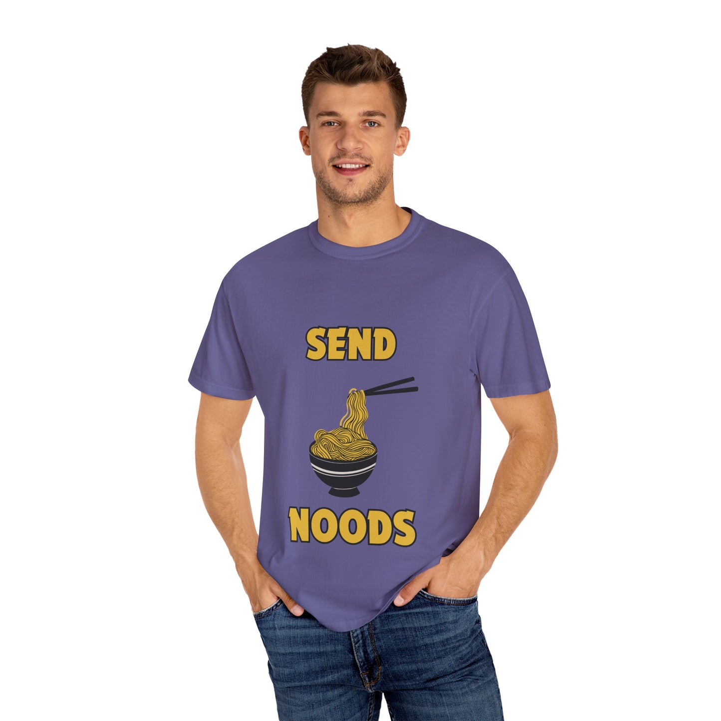"Send Noods" Unisex Garment-Dyed T-shirt