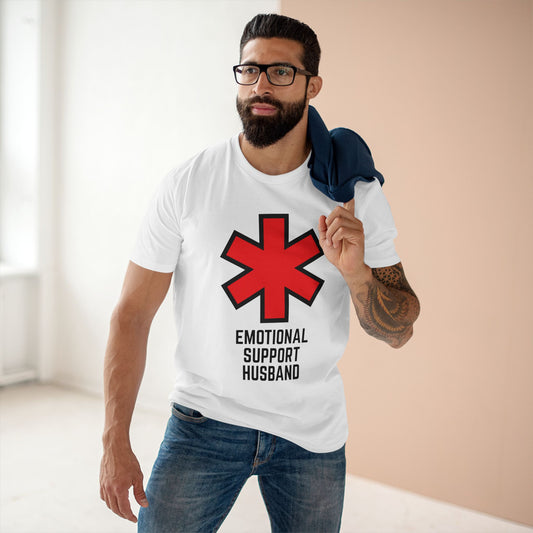 "Emotional Support Husband" Staple Tee