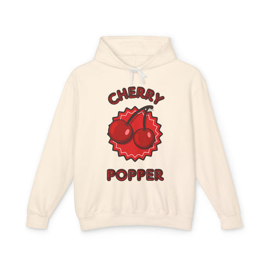 Cherry Popper Unisex Lightweight Hooded Sweatshirt