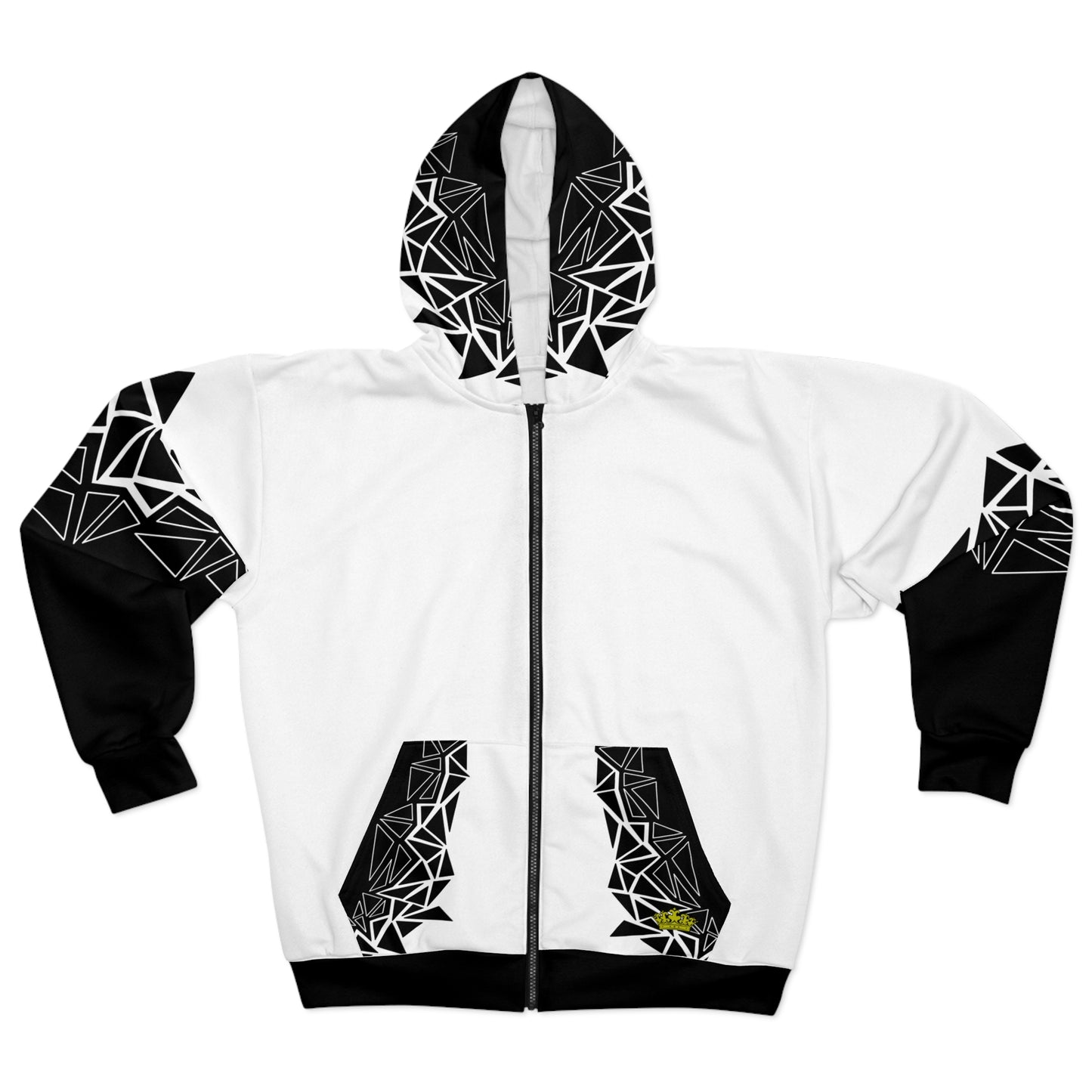 Two-tone "Dimension" Zip Hoodie